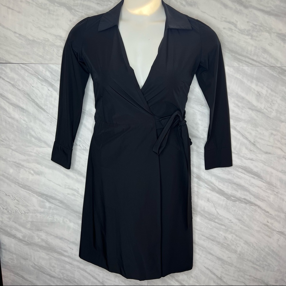 Club Monaco Refined Wrap Dress 0